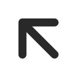 Arrow Top Left 1 SVG Icon